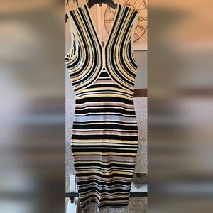 Anthropologie Multicolor Striped Knit Dress